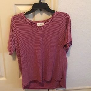 red striped shirt size small